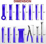 Nilight 40 Pcs Auto Trim Removal Tool Set Blue, view 2