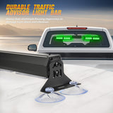 Nilight 40LED Green Emergency Strobe Traffic Advisor Light Bar with Suction Cups Dash Safety Warning Hazard Flashing Lights Interior Front/Rear Windshield for Trucks Construction Vehicles, view 5