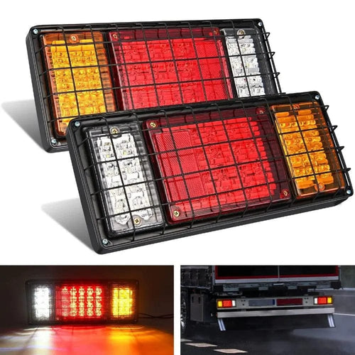 Nilight 40 Leds Tri-color Iron Frame Taillight (Pair)