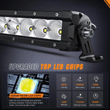 Nilight 42 Inch 165W 16500LM Slim Anti-Glare DRL Spot Flood Curved Led Light Bar, view 3