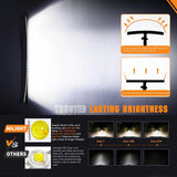 Nilight 42 Inch 165W 16500LM Slim Anti-Glare DRL Spot Flood Curved Led Light Bar, view 5