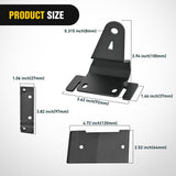 Nilight 42 inch Curved LED Light Bar Bracket Mounting Upper Windshield Roof Cab Brackets Compatible with Ford Bronco 2 Door and 4 Door 2021 2022 2023 2024, view 2