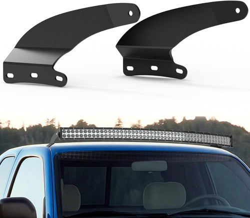 Nilight 42 inch Curved LED Light Bar Bracket Mounting Upper Windshield Roof Cab Brackets Compatible with Toyota Tacoma 1995-2004, Fit 4Runner 1995 1996 1997 1998 1999 2000 2001 2002