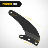 Nilight 42 inch Curved LED Light Bar Bracket Mounting Upper Windshield Roof Cab Brackets Compatible with Toyota Tacoma 1995-2004, Fit 4Runner 1995 1996 1997 1998 1999 2000 2001 2002, view 2