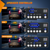 Nilight 42 LED Roof Top Strobe Lights Hazard Emergency Safety Warning Flashing Light Bar w/Control Panel Magnetic Mount 12V 24V Car Truck Tractor Snow Plow Construction Vehicles, view 4