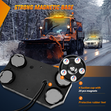 Nilight 42 LED Roof Top Strobe Lights Hazard Emergency Safety Warning Flashing Light Bar w/Control Panel Magnetic Mount 12V 24V Car Truck Tractor Snow Plow Construction Vehicles, view 6
