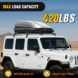 Nilight 420LBS Roof Rack Cross Bars Compatible with Jeep Wrangler JK JKU 2007-2018 JL JLU 2018-2026 Gladiator JT 2020-2026 Hardtop Models, Adjustable Iron Crossbars for Cargo Carrier Luggage Box Tent, view 5
