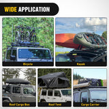 Nilight 420LBS Roof Rack Cross Bars Compatible with Jeep Wrangler JK JKU 2007-2018 JL JLU 2018-2026 Gladiator JT 2020-2026 Hardtop Models, Adjustable Iron Crossbars for Cargo Carrier Luggage Box Tent, view 6