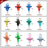 Nilight 420 Pcs Toyota Lexus Fender Moulding Clips 12 Types Car Trim Removal Tools, view 2