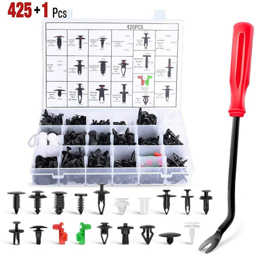 Nilight 425 Pcs Bumper Retainer Clips Car Push Retainer Kit