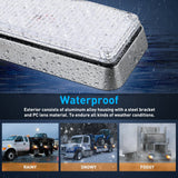 Nilight 42LED Amber White Wireless Magnetic Strobe Lights Surface Mount Waterproof 5 Patterns (Pair), view 3