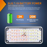 Nilight 42LED Amber White Wireless Magnetic Strobe Lights Surface Mount Waterproof 5 Patterns (Pair), view 5