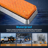 Nilight 42LED Amber Wireless Magnetic Strobe Lights Surface Mount Waterproof 5 Patterns (Pair), view 3