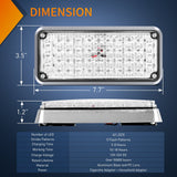Nilight 42LED Red Blue Wireless Magnetic Strobe Lights Surface Mount Waterproof 5 Patterns (Pair), view 2