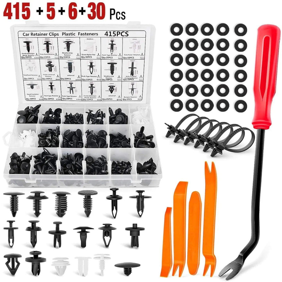 Nilight 456 Pcs Bumper Retainer Clips Car Push Retainer Kit