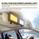Nilight 48 LED Amber White Emergency Warning Strobe Lights, view 5