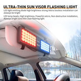 Nilight 48 LED Red Blue Emergency Warning Strobe Lights, view 5