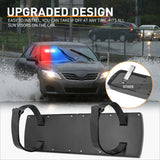 Nilight 48 LED Red Blue Emergency Warning Strobe Lights, view 6