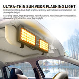 Nilight 48 LED Amber Emergency Warning Strobe Lights, view 5