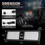 Nilight 48 LED Red Emergency Warning Strobe Lights, view 4