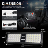 Nilight 48 LED White Emergency Warning Strobe Lights, view 2