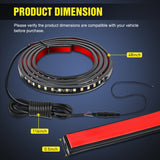 Nilight 48 Inch 114 Leds Running Board Amber White Light Strip (Pair), view 2