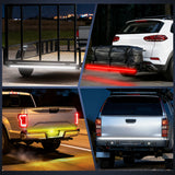 Nilight 48 Inch 360Leds Red White Amber Triple Row LED Tailgate Light Strip, view 6