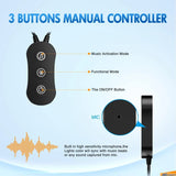 Nilight 48Leds RGB Interior Light Strip APP Remote Control 4PCS, view 5