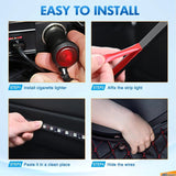 Nilight 48Leds RGB Interior Light Strip APP Remote Control 4PCS, view 6