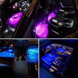 Nilight 48Leds RGB Interior Light Strip APP Remote Dual Control 4PCS, view 6