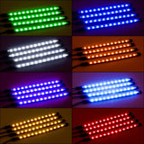 Nilight 48Leds RGB Interior Light Strip Remote Control 4PCS, view 2