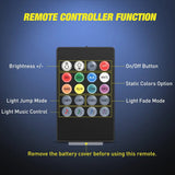 Nilight 48Leds RGB USB Interior Light Strip Remote Control 4PCS, view 4