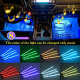 Nilight 48Leds RGB USB Interior Light Strip Remote Control 4PCS, view 5