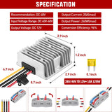 Nilight 48V to 12V 20A 240W Voltage Converter, view 2