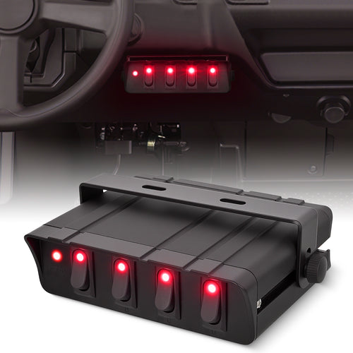 Nilight 4Gang SPST Rocker Switch Box