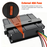 Nilight 4Gang SPST Rocker Switch Box, view 3