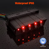 Nilight 4Gang SPST Rocker Switch Box, view 6