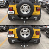 Nilight 4 Inch 18W Spot Led Pods with 2.5 Inch Tow Hitch Mounting Brackets | 12FT Wire 3Pin Switch, view 6