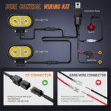 Nilight 4 Inch 20W 2100LM Spot Built-in EMC LED Work Lights (Pair) | 16AWG DT Wire, view 6