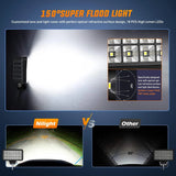 Nilight 4.4 Inch 36W Square Flood Toggle Switch LED Work Lights (Pair), view 4