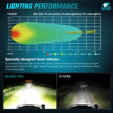 Nilight 4.7 Inch 4LED Flood Flush Mount Grill Incline Design LED Pod Lights (Pair), view 4