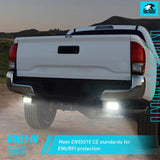 Nilight 4.7 Inch 4LED Flood Flush Mount Grill Incline Design LED Pod Lights (Pair), view 6
