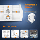 Nilight 4 Inch 60W Spot Flood Combo White Case Led Work Lights (Pair), view 6