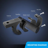 Nilight 4 Inch 60W Triple Row Spot Flood LED Pods (Pair) | Horizontal Bar Tube Clamp Mount | 16AWG Wire 3Pin Switch, view 5