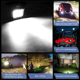 Nilight 4 Inch 60W Triple Row Spot Flood LED Pods (Pair), view 4