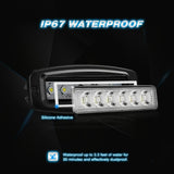 Nilight 4Pcs 18W Spot LED Work Light Driving Bar Off Road Flush Mount For Jeep Truck(15028S-C), view 4