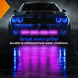 Nilight 4PCS 6 LED Purple Emergency Warning Strobe Lights, view 5