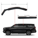 Nilight 4pcs Durable in Channel Rain Guards for Chevy Suburban 2021 2022 2023 2024 2025, view 6