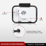 Nilight 4PCS Flasher Relay Adjustable 2 Pin Electronic Blinker Relay 12V Fixes Motorcycle Turn Signal and Hazard Warn Hyper Blink Flash or No Flash for LED and Halogen Bulbs, view 6