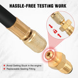 Nilight 4pcs Fuel Pressure Gauge Tester Kit with 6.30 7.89 9.49 Fuel Line Fittings, view 6